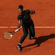 Serena Williams of the United States plays a forehand during her ladies singles first round match during day three of the 2018 French Open at Roland Garros on May 29, 2018, in Paris, France.